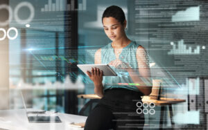 Digitale Analyse am Tablet